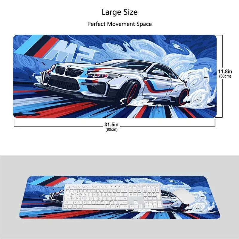 Mouse Pad Super Coupe Illustratio Non-Slip Keyboard Mat Sports Car Custom Computer Deskmats Gamer Cabinet Carpet Rubber Mousepad