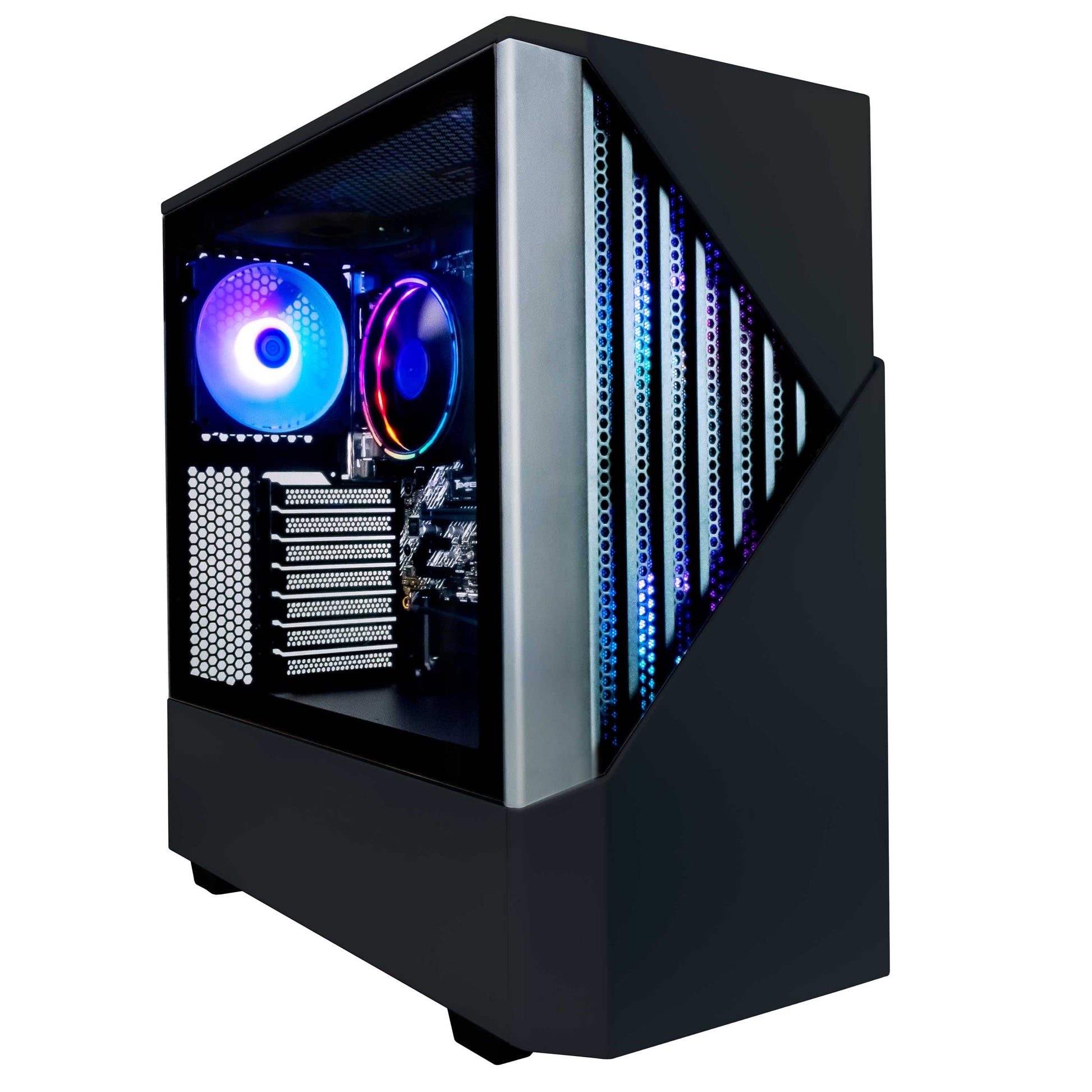 Dark Castle Prebuilt Gaming PC | AMD Ryzen 7 5700G CPU (4.6Ghz Turbo) | Radeon Vega 8 Igpu (4GB) | 1TB M.2 Nvme SSD Storage | 16GB DDR4 RAM | Windows 11 Computer | 5G-Wifi + BT