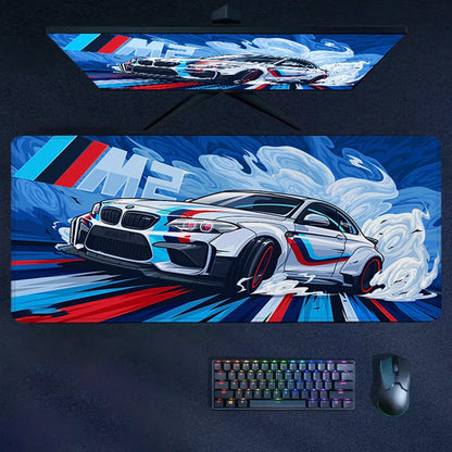 Mouse Pad Super Coupe Illustratio Non-Slip Keyboard Mat Sports Car Custom Computer Deskmats Gamer Cabinet Carpet Rubber Mousepad